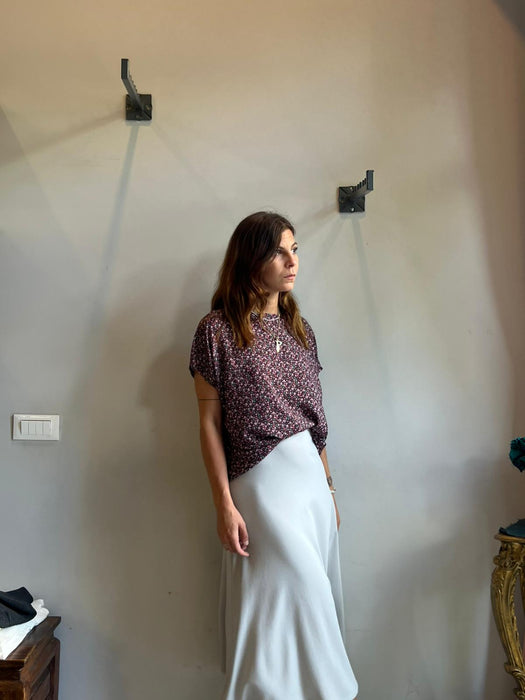 Gonna Costanza in punto Milano grigio perla