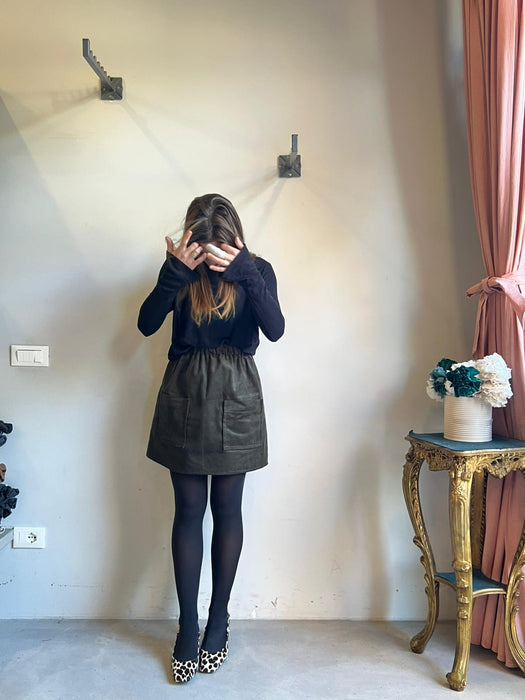 Gonna Luca in velluto verdone