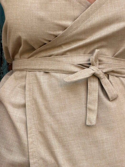 Abito Mafilde in cotone beige