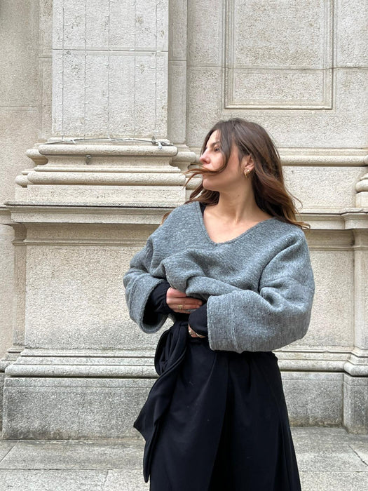 Tuta Magda a  manica lunga nera