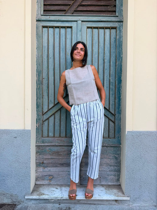 Pantaloni Asia a righe