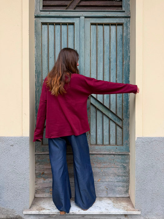 Maglia Carolina color bordeaux