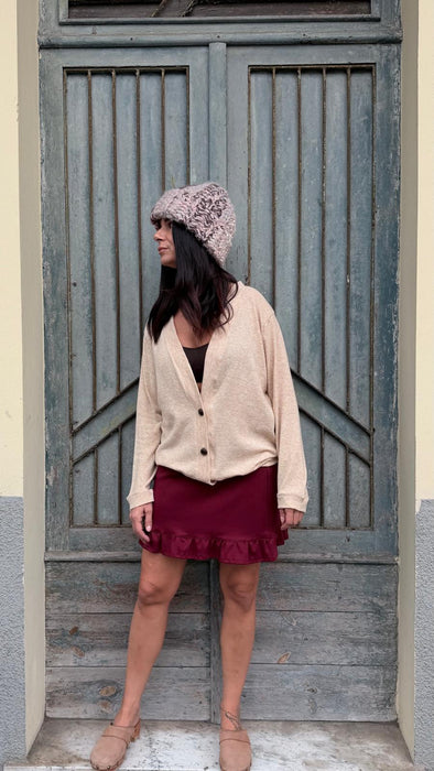 Cardigan Rebecca beige/sabbia