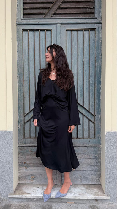 Maglioncino Frida in maglina nero