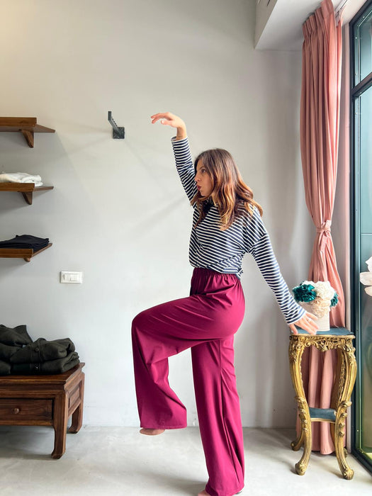 Felpa Deborah a righe bianche e blu