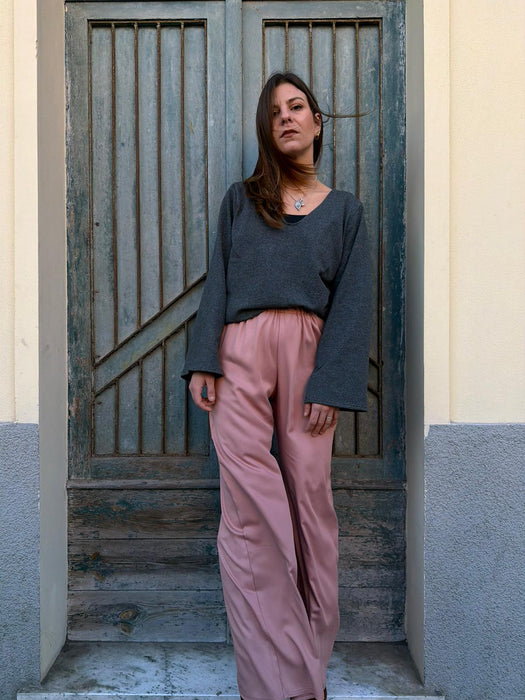 Maglia Frida verde/grigio