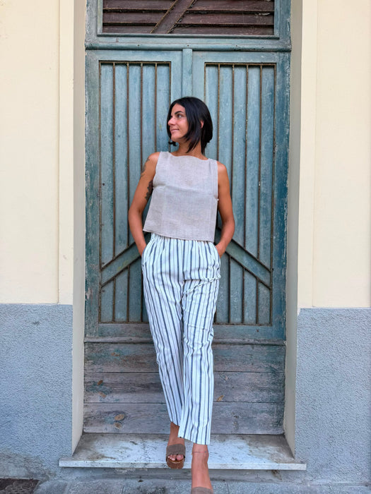 Pantaloni Asia a righe