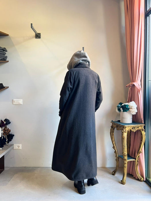 Cardigan Marinella lungo antracite