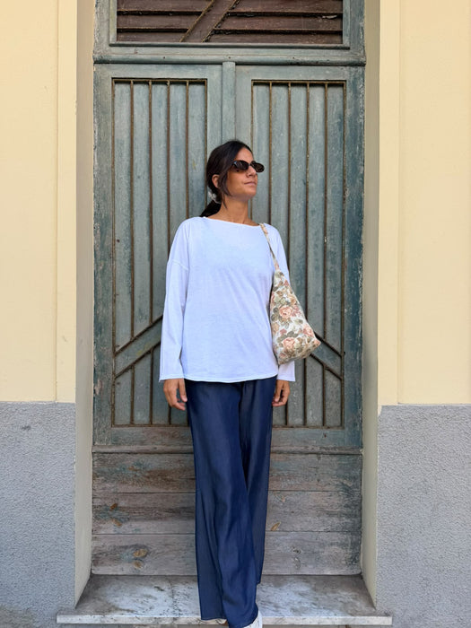 Pantaloni Mia in jeans lavaggio scuro