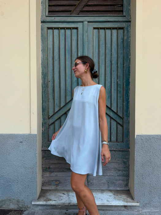 Abito Michele in viscosa ghiaccio
