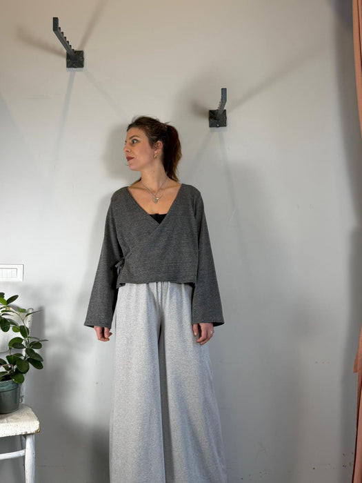 Pantaloni Corrado grigio chiaro mélange