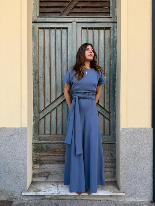 Tuta Magda azzurro polvere