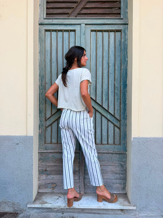 Pantaloni Asia a righe