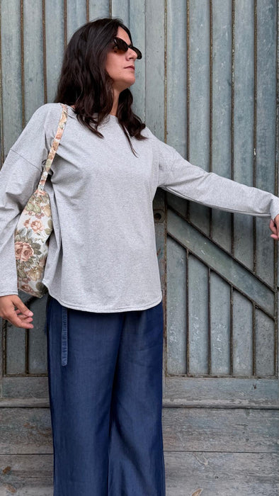 Maglia Carolina in jersey grigio