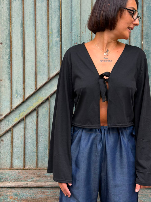 Maglia Alfredo in cotone nero