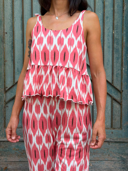 Pantaloni Mia in fantasia geometrica