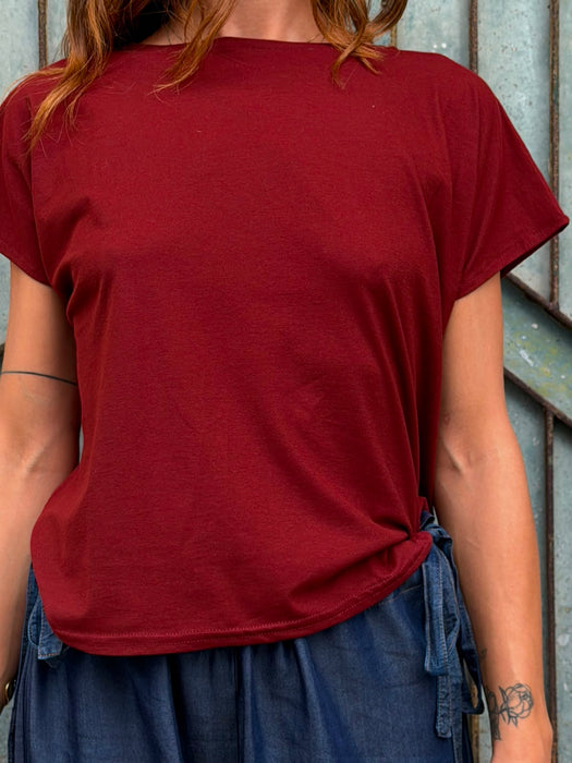 T-shirt Scatoletta rosso/mattone