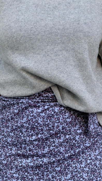 Maglia Nicole in lana grigio chiaro