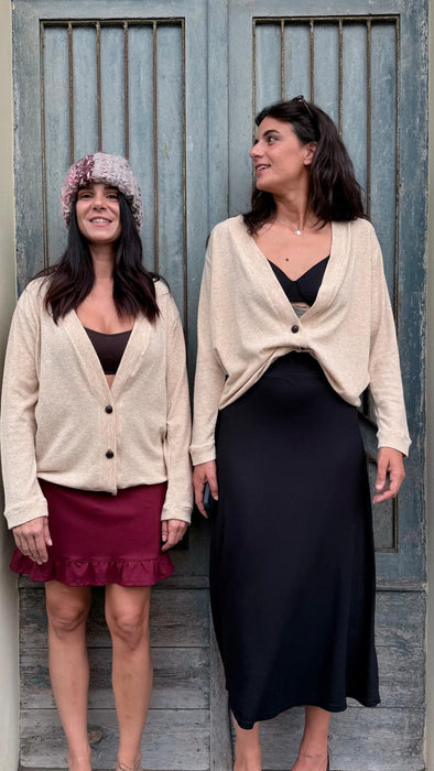 Cardigan Rebecca beige/sabbia