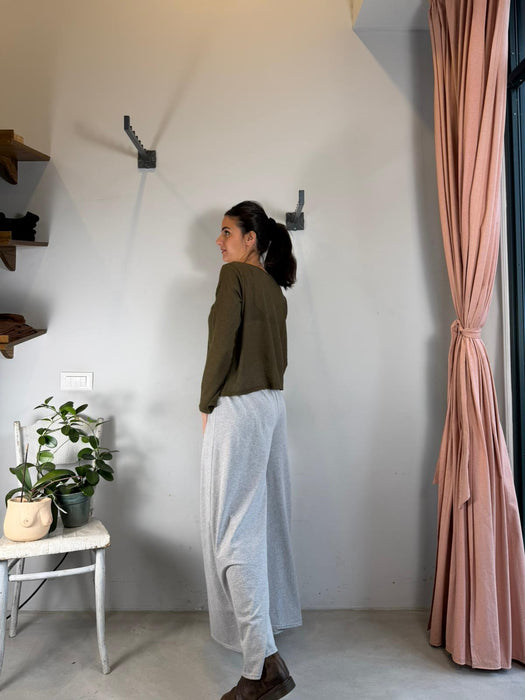 Pantaloni Corrado grigio chiaro mélange