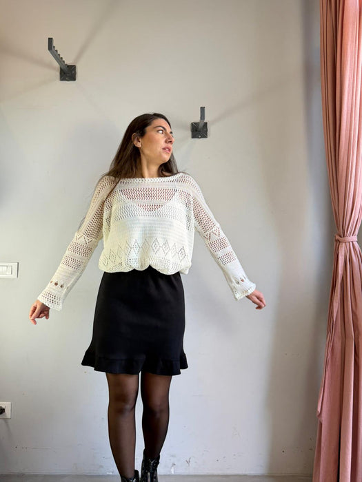 Gonna Tea in cotone nero