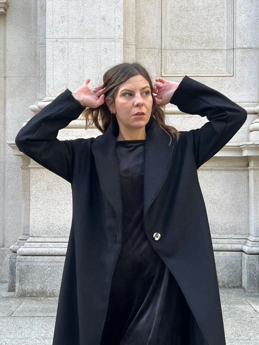 Capospalla Diletta in lana nera