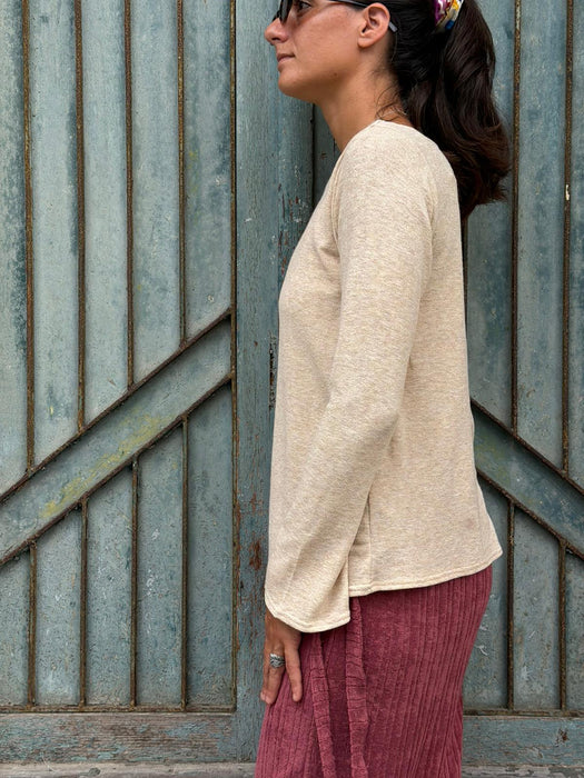 Maglia Cristiana beige/sabbia