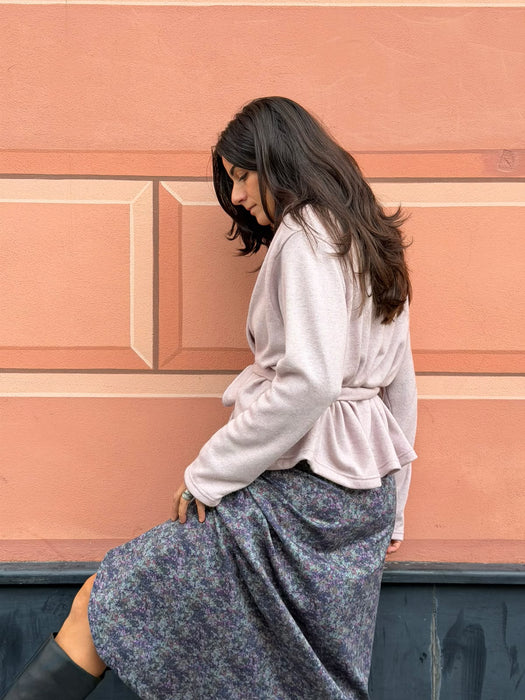 Cardigan Romeo in cashmere rosa