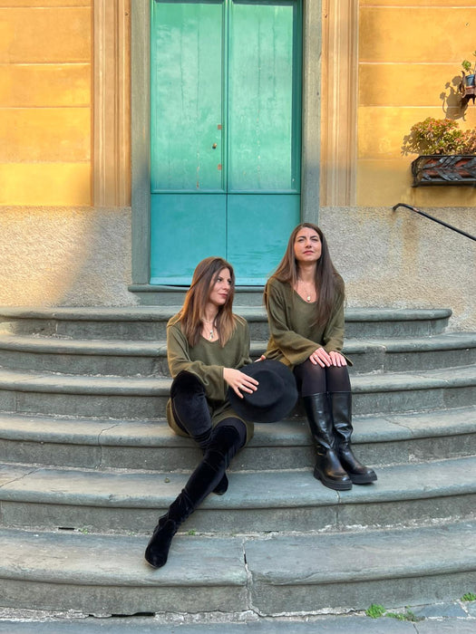 Abito Frida verde militare