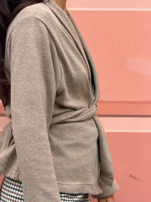 Cardigan Romeo in cashmere beige