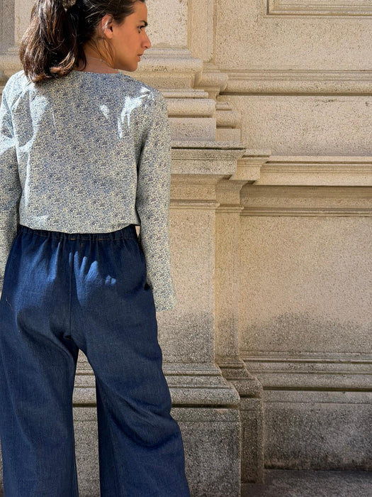 Camicetta Fausto in cotone a fiorellini
