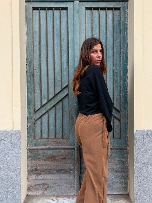 Maglia Alfredo in cotone nero