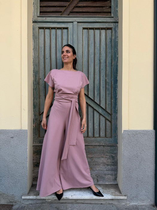 Tuta Magda rosa malva