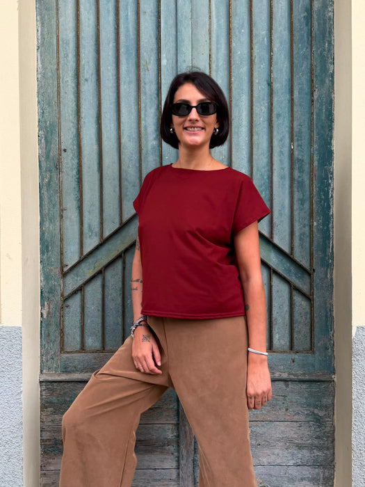 T-shirt Scatoletta rosso/mattone