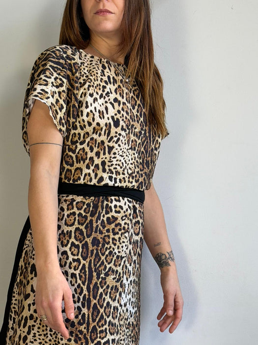 Abito corto Magda leopardato