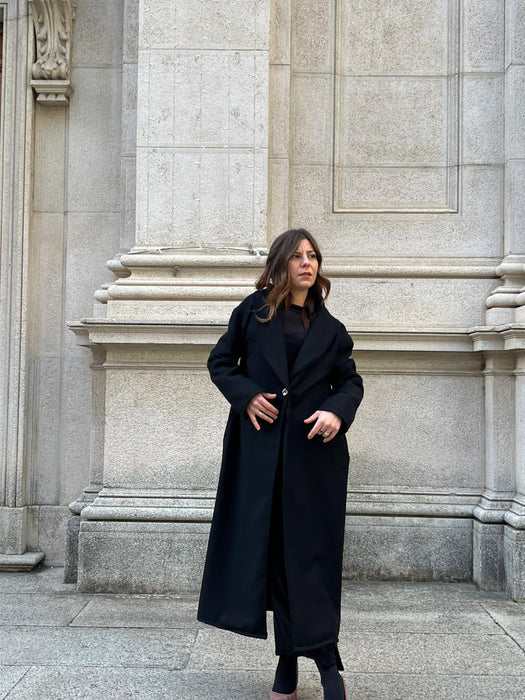 Capospalla Diletta in lana nera