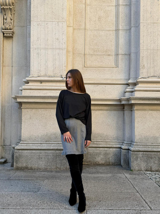 Gonna Tea grigio chiaro mélange