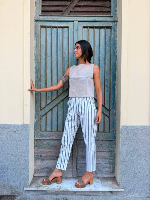 Pantaloni Asia a righe