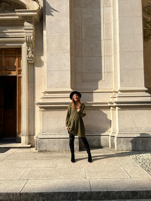 Abito Frida verde militare