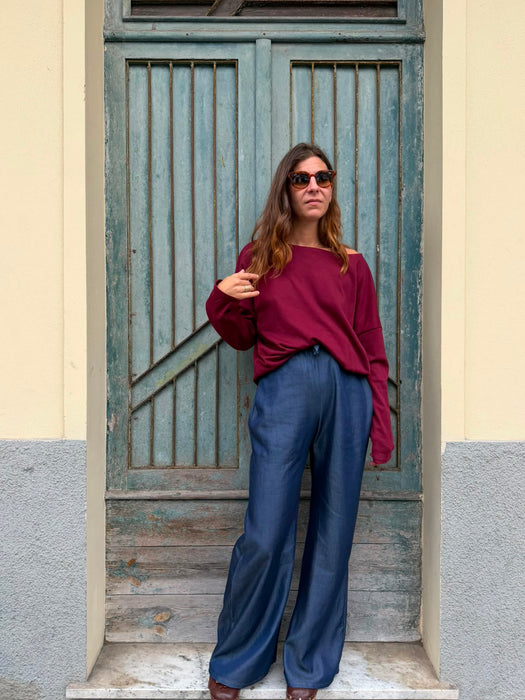 Maglia Carolina color bordeaux