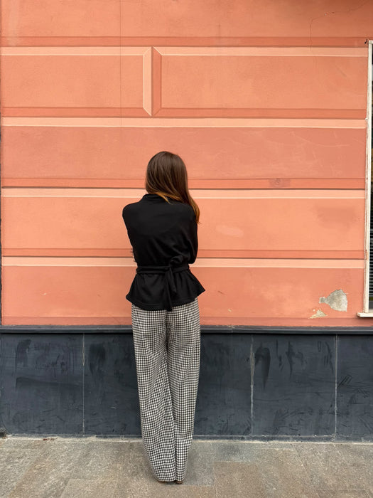 Pantaloni Mia in flanella  a quadretti