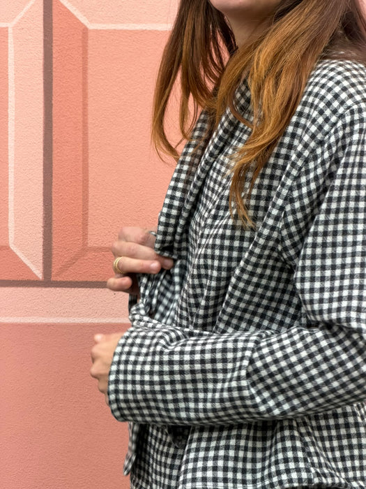 Cardigan Romeo in flanella a quadretti