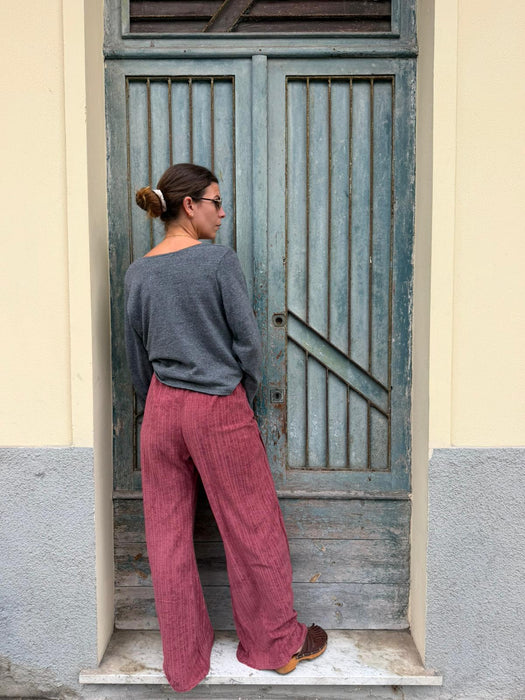 Maglioncino Frida in maglina grigio mélange