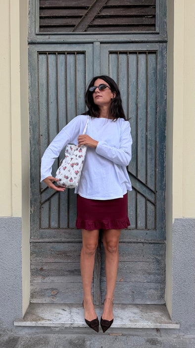 Maglia Carolina in jersey bianco