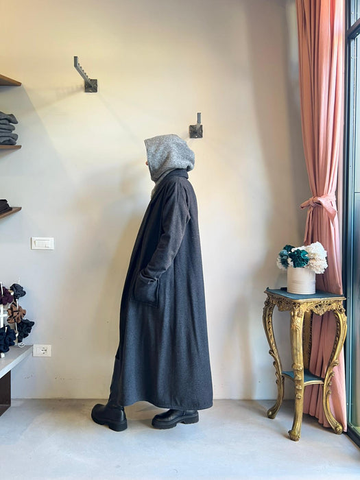 Cardigan Marinella lungo antracite