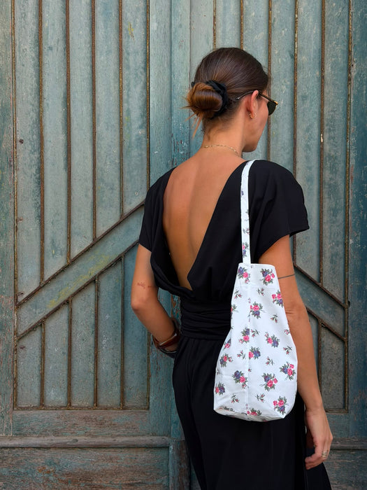 Tuta Magda in jersey nero