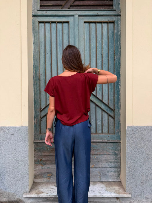 T-shirt Scatoletta rosso/mattone