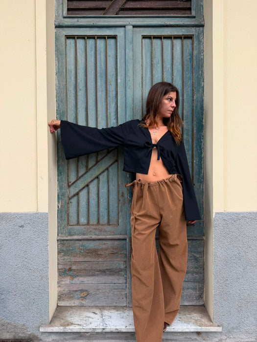 Maglia Alfredo in cotone nero