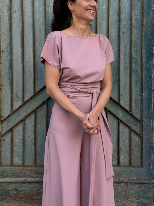 Tuta Magda rosa malva