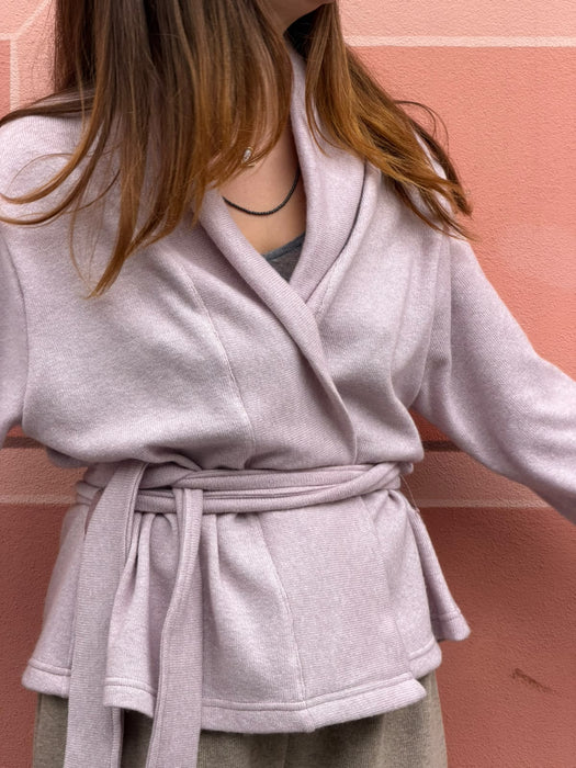Cardigan Romeo in cashmere rosa